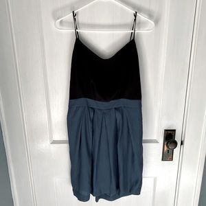 Black and blue cute dress